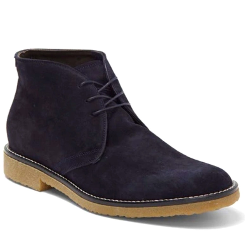 NEW To Boot New York Adam Derrick Romano Suede Chukka Boot CAMOSCIO
BLU Size 8M